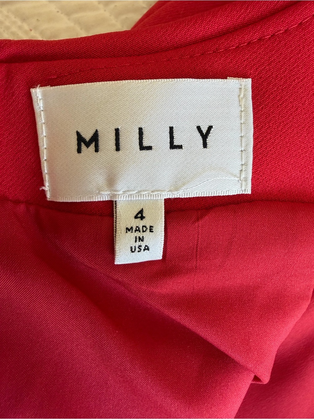 Milly Scarlet Ruffle Mini Dress - Picture 4 of 4